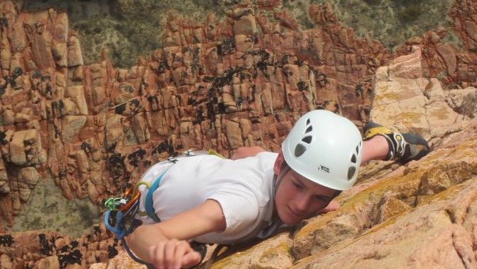 Great junior climbers overcoming fears…at Jersey Language Adventure :-)