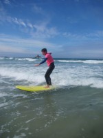 Surfing at St Ouen's bay
