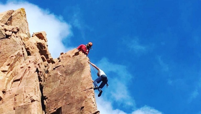 Learn English and Climb with Jersey Language Adventure