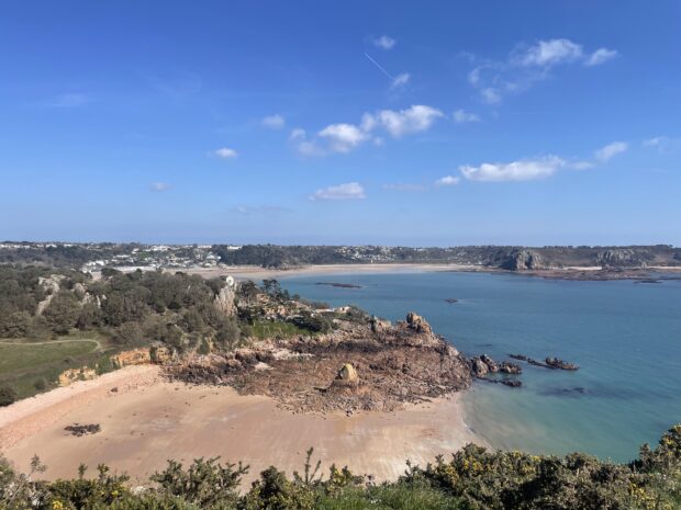Beauport and St Brelades beach Jersey
